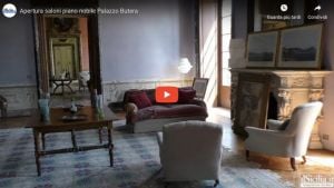 Apertura saloni piano nobile Palazzo Butera